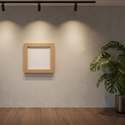 Monolith Frame, Rubber wood, Square