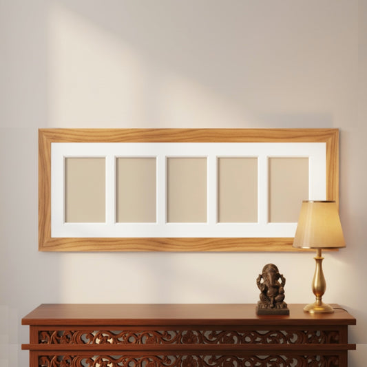 The Linear Five Frame in Teak